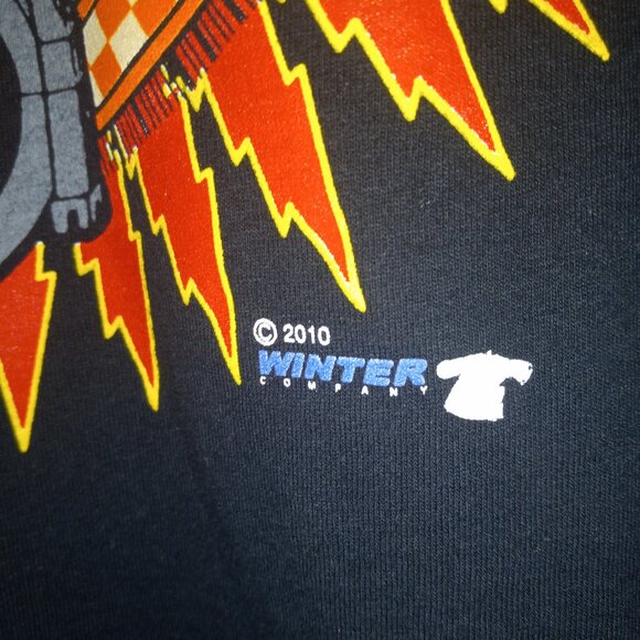 2010 Winter MSRA Back To The Fifties Weekend Mens Large T-Shirt Black - Picture 3 of 8